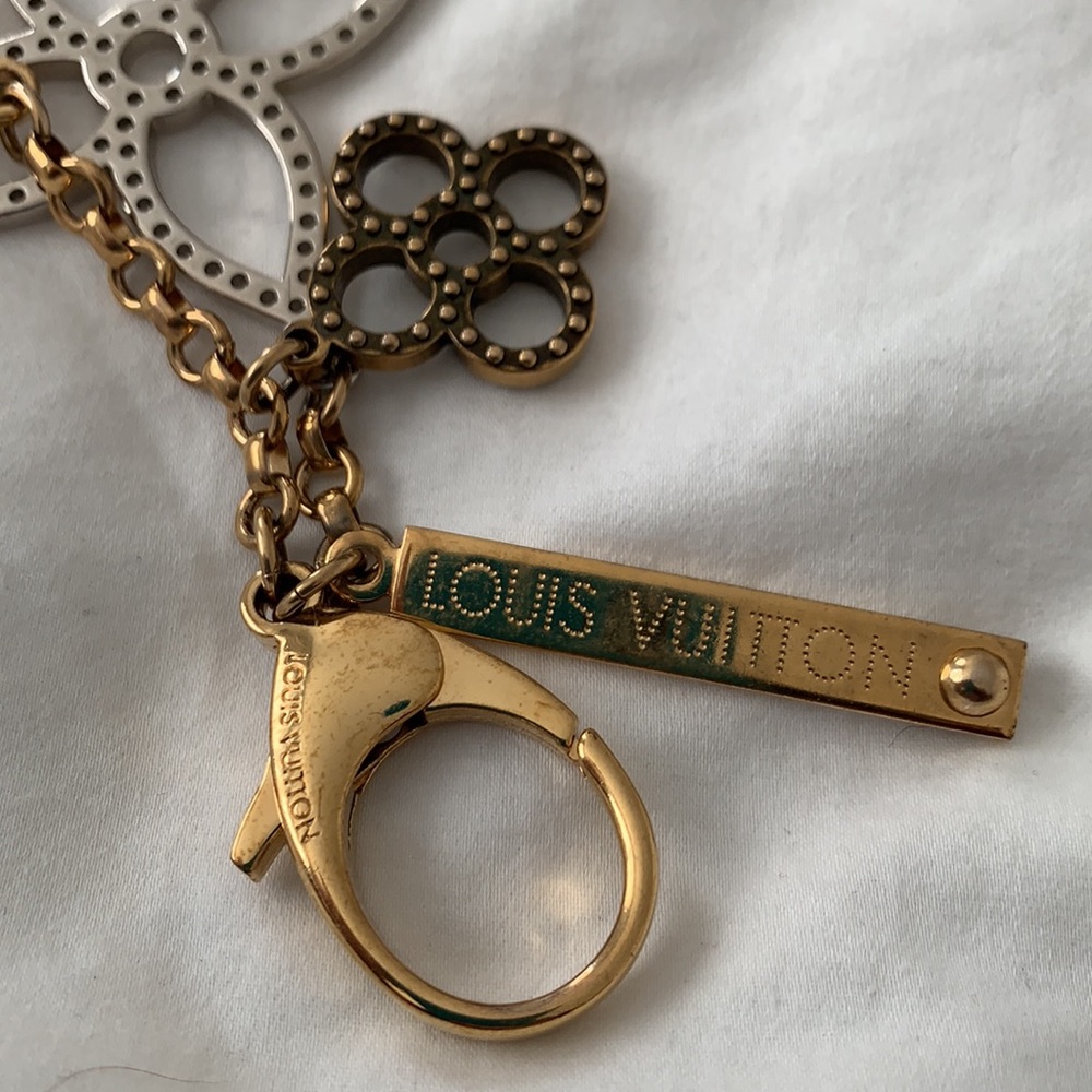 AUTHENTIC LOUIS VUITTON KEY CHAIN CHARM - Picture 3 of 5